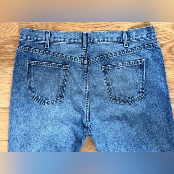 Nili Lotan Billie Medium Wash Button Fly Straight Leg Jeans Mens Size 36 $400 - Picture 7 of 9